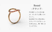 【KAORU】グリッターラウンド&nbsp;リング&nbsp;マルチカラー&nbsp;/&nbsp;K10&nbsp;ピンクゴールド｜京都&nbsp;アクセサリー&nbsp;ブランド&nbsp;人気ジュエリー［&nbsp;天然石使用&nbsp;肌馴染みの良いカラー&nbsp;サイズ選択可&nbsp;7号～13号&nbsp;おすすめ&nbsp;ギフト&nbsp;プレゼント&nbsp;お取り寄せ&nbsp;送料無料&nbsp;］