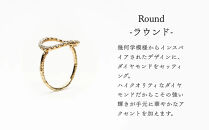 【KAORU】ラウンドフルダイヤモンド&nbsp;リング&nbsp;/&nbsp;K10&nbsp;ピンクゴールド｜京都&nbsp;アクセサリー&nbsp;ブランド&nbsp;人気ジュエリー［&nbsp;幾何学模様モチーフ&nbsp;肌馴染みの良いカラー&nbsp;サイズ選択可&nbsp;5号～13号&nbsp;おすすめ&nbsp;ギフト&nbsp;プレゼント&nbsp;お取り寄せ&nbsp;送料無料&nbsp;］
