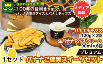 【ご褒美スイーツセット】プレミアム生バナナアイスクリーム（90ml×6個）・プレミアムバナナチップス（120g×2個）1セット｜お菓子&nbsp;デザート&nbsp;詰め合わせ&nbsp;食べ比べ&nbsp;ご褒美&nbsp;人気&nbsp;ギフト&nbsp;プレゼント&nbsp;手土産&nbsp;お祝い&nbsp;お配り&nbsp;来客用&nbsp;女性向け&nbsp;おしゃれ&nbsp;おうちカフェ&nbsp;お取り寄せ&nbsp;贅沢&nbsp;愛知県&nbsp;名古屋市