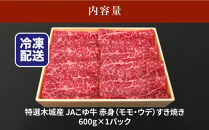 JAこゆ牛&nbsp;特選木城産&nbsp;赤身(もも・ウデ)600gすき焼き用_K56_0008