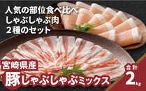 しゃぶしゃぶミックス(ロース500g×2・バラ500g×2)計2kgセット_K16_0117_1