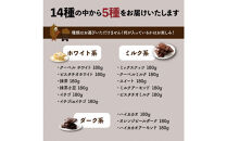 割れチョコ１４種類から５袋が届くお楽しみ福袋(内容ランダム・180g×5袋)