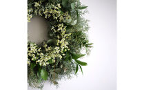 【母の日】森の香りのグリーンリース【生花&nbsp;リース&nbsp;植物&nbsp;フレッシュ&nbsp;森&nbsp;癒し&nbsp;観葉植物&nbsp;贈り物&nbsp;母の日&nbsp;おすすめ&nbsp;人気&nbsp;鳥取県&nbsp;北栄町&nbsp;手作り】