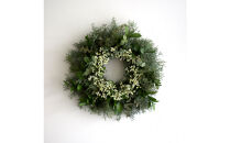 【母の日】森の香りのグリーンリース【生花&nbsp;リース&nbsp;植物&nbsp;フレッシュ&nbsp;森&nbsp;癒し&nbsp;観葉植物&nbsp;贈り物&nbsp;母の日&nbsp;おすすめ&nbsp;人気&nbsp;鳥取県&nbsp;北栄町&nbsp;手作り】