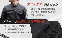 レザージャケット&nbsp;ブラック&nbsp;M｜京都&nbsp;デグナー&nbsp;バイクギア&nbsp;人気ブランド&nbsp;革ジャン&nbsp;[23WJ-3]&nbsp;バイク用&nbsp;レザージャケット&nbsp;カジュアル&nbsp;やぎ革&nbsp;プロテクター付&nbsp;軽量&nbsp;疲れにくい&nbsp;ジャケット&nbsp;レザージャケット&nbsp;おしゃれジャケット&nbsp;かっこいい&nbsp;人気&nbsp;おすすめ&nbsp;ツーリング&nbsp;ライダー&nbsp;バイカー&nbsp;jacket&nbsp;じゃけっと&nbsp;送料無料