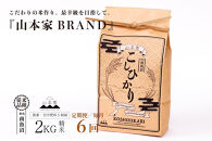 【令和8年産新米予約】【定期便】南魚沼産コシヒカリ【従来品種】精米2kg×6回&nbsp;山本家【定期便&nbsp;銘柄米&nbsp;ブランド米&nbsp;精米&nbsp;こしひかり&nbsp;コシヒカリ&nbsp;魚沼産&nbsp;新潟米&nbsp;お米&nbsp;米】【2026年10月中旬より1ヶ月以内に順次発送予定】