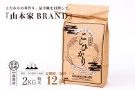 【令和8年産新米予約】【定期便】南魚沼産コシヒカリ【従来品種】精米2kg×12回&nbsp;山本家【定期便&nbsp;銘柄米&nbsp;ブランド米&nbsp;精米&nbsp;こしひかり&nbsp;コシヒカリ&nbsp;魚沼産&nbsp;新潟米&nbsp;お米&nbsp;米】【2026年10月中旬より1ヶ月以内に順次発送予定】