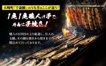 【父の日】鹿児島県大隅産　千歳鰻の白焼1尾・蒲焼き1尾　合計2尾セット