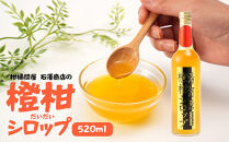 橙柑シロップ　520ml&nbsp;|&nbsp;湯河原町&nbsp;湘南&nbsp;柑橘&nbsp;だいだい&nbsp;シロップ&nbsp;手作り&nbsp;フルーツ&nbsp;アレンジ