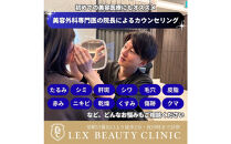 LEX&nbsp;BEAUTY&nbsp;CLINIC　施術チケット100万円分