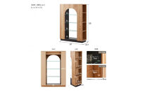マントルピース&nbsp;オープンシェルフ&nbsp;＜ハイタイプ＞&nbsp;&nbsp;【モーブル】【大川家具】