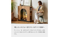 マントルピース&nbsp;オープンシェルフ&nbsp;＜ロータイプ＞&nbsp;&nbsp;【モーブル】【大川家具】
