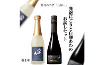 八海山&nbsp;発泡にごり酒と「白麹あわ」お試しセット（360ml×各1本）