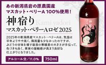 紀乃國わいん工房&nbsp;神宿り&nbsp;マスカット・ベリーA&nbsp;ロゼ&nbsp;2025&nbsp;750ml