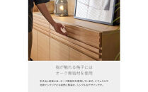 ローバー&nbsp;120cm&nbsp;サイドボード&nbsp;＜オークナチュラル＞&nbsp;&nbsp;【モーブル】【大川家具】