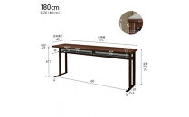 MDT-251&nbsp;テーブル&nbsp;幅180cm&nbsp;＜オークヴィンテージナチュラル＞&nbsp;【モーブル&nbsp;/&nbsp;大川家具】