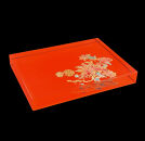 すし下駄&nbsp;手毬牡丹&nbsp;本朱&nbsp;［NF299］