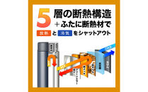 【コヨーテ】水筒&nbsp;500mL&nbsp;超保温&nbsp;ステンレス&nbsp;シームレス&nbsp;スクリューマグボトル&nbsp;コヨーテ&nbsp;TEMPEAK&nbsp;アトラス&nbsp;ATPBS-500CY