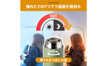 【アッシュローズ】水筒&nbsp;500mL&nbsp;超保温&nbsp;ステンレス&nbsp;シームレス&nbsp;スクリューマグボトル&nbsp;アッシュローズ&nbsp;TEMPEAK&nbsp;アトラス&nbsp;ATPBS-500ASR