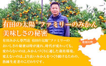 有田みかん専門店&nbsp;有田の太陽®ファミリー&nbsp;早生または晩生&nbsp;有田みかん&nbsp;9.5kg＋補償分100g&nbsp;山採れ・サイズ・等級&nbsp;混合