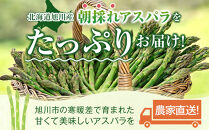 農家直送&nbsp;朝採れ&nbsp;春グリーンアスパラ&nbsp;2Lサイズ&nbsp;800g(400g×2袋)&nbsp;北海道旭川_05934