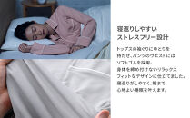 【男女兼用&nbsp;Lサイズ&nbsp;ネイビー】ReDリカバリーウェア&nbsp;スリープ&nbsp;パジャマトップス半袖＆ショートパンツ上下セット&nbsp;ルームウェア&nbsp;部屋着&nbsp;疲労回復&nbsp;血行促進&nbsp;一般医療機器&nbsp;バイタルテック
