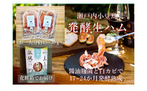 小豆島放牧豚の生ハム&nbsp;(小豆島発酵紅腿)スライスパック30g×2