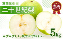 東商果樹園&nbsp;二十世紀梨&nbsp;(赤秀)&nbsp;5kg【8月下旬以降お届け】
