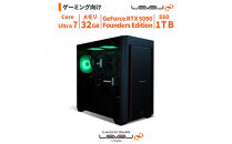 パソコン工房&nbsp;4年間物損保証&nbsp;ミニタワーゲーミングPC&nbsp;Core&nbsp;Ultra&nbsp;7/5090&nbsp;Founders&nbsp;Edition/No.407
