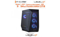 パソコン工房&nbsp;4年間物損保証&nbsp;ミドルタワーゲーミングPC&nbsp;Ryzen&nbsp;9/5090&nbsp;Founders&nbsp;Edition/No.414
