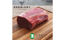 【大田原&nbsp;前田牧場直送&nbsp;赤身牛】ヒレブロック&nbsp;シャトーブリアン&nbsp;約500g×2&nbsp;(1kgのブロックを2分割します)&nbsp;&nbsp;数量限定&nbsp;ブランド牛&nbsp;牛肉&nbsp;フィレ&nbsp;ステーキ&nbsp;ヒレ&nbsp;産地直送&nbsp;産直