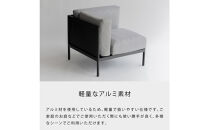 カイス&nbsp;コーナーソファ&nbsp;75cm&nbsp;ガーデンソファー&nbsp;屋外家具&nbsp;庭&nbsp;テラス&nbsp;【IKASAS】