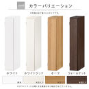 【完成品＋設置付き】オーダーすき間ラック〔幅14cm・扉右開き・ロータイプ〕（ホワイトウッド）すき間ラック&nbsp;収納棚&nbsp;扉付き&nbsp;スリム&nbsp;約&nbsp;奥行32&nbsp;高さ90&nbsp;ロータイプ&nbsp;オーダーラック&nbsp;キッチン&nbsp;AKONBE400079-14R-WWO