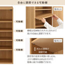 【完成品＋設置付き】オーダーすき間ラック〔幅22cm・扉右開き・ロータイプ〕（ホワイト）すき間ラック&nbsp;収納棚&nbsp;扉付き&nbsp;スリム&nbsp;約&nbsp;奥行32&nbsp;高さ90&nbsp;ロータイプ&nbsp;オーダーラック&nbsp;キッチン&nbsp;洗面所&nbsp;AKONBE400082-22R-WH