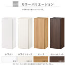 【完成品＋設置付き】オーダーすき間ラック〔幅37cm・扉左開き・ロータイプ〕（ホワイト）すき間ラック&nbsp;収納棚&nbsp;扉付き&nbsp;スリム&nbsp;約&nbsp;奥行32&nbsp;高さ90&nbsp;ロータイプ&nbsp;オーダーラック&nbsp;キッチン&nbsp;洗面所&nbsp;AKONBE400087-37L-WH