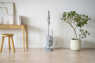 充電式サイクロンスティッククリーナー&nbsp;ゴミ収集ドック付き&nbsp;SCD-124PD-NH&nbsp;ノルディックグレー