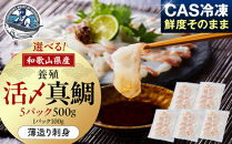 活〆&nbsp;真鯛&nbsp;薄造り&nbsp;刺身&nbsp;100g&nbsp;×&nbsp;5パック