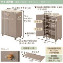 【完成品でお届け】キャスター付き収納ラック（グレージュ）Toffy&nbsp;トフィー&nbsp;収納ラック&nbsp;推し活&nbsp;収納棚&nbsp;扉付き&nbsp;サイドワゴン&nbsp;デスクワゴン&nbsp;キャスター付き&nbsp;3段&nbsp;木製&nbsp;ラック&nbsp;スリム&nbsp;収納ボックス&nbsp;AKANBR920150-0-GBE