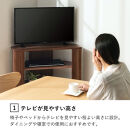 【完成品でお届け】コンパクトテレビ台&nbsp;ハイタイプ（ウォールナット）テレビ台&nbsp;おしゃれ&nbsp;ハイタイプ&nbsp;コーナー&nbsp;角置き&nbsp;幅80cm&nbsp;32型&nbsp;32インチ&nbsp;角&nbsp;収納&nbsp;テレビボード&nbsp;テレビラックテレビ棚&nbsp;TV台&nbsp;TKANVB018115-0-WAL