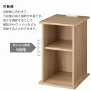 【完成品＋設置付き】サイドテーブル&nbsp;オープン（ウォールナット）サイドテーブル&nbsp;コンセント付&nbsp;ベッドサイド&nbsp;ミニテーブル&nbsp;木製&nbsp;ナイトテーブル&nbsp;約高さ50cm&nbsp;テーブル&nbsp;デスク&nbsp;収納&nbsp;収納付きテーブル&nbsp;TKONBL500399-0-WAL