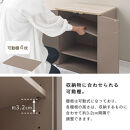 【完成品＋設置付き】コンパクトシューズラック（グレー）Toffy&nbsp;トフィー&nbsp;靴箱&nbsp;キャスター付き&nbsp;コンパクト&nbsp;シューズボックス&nbsp;5段&nbsp;省スペース&nbsp;下駄箱&nbsp;玄関&nbsp;靴&nbsp;収納&nbsp;シューズラック&nbsp;木製&nbsp;薄型&nbsp;SKONBX100805-0-GY