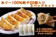 沖縄そばセット&あぐー100％餃子（2パックセット）