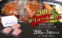 【ふるさと納税】石垣牛ハンバーグ【KINJO&nbsp;BEEF】手ごねハンバーグステーキ（200g×3P）&nbsp;|&nbsp;ハンバーグ&nbsp;はんばーぐ&nbsp;石垣牛&nbsp;牛肉&nbsp;牛&nbsp;沖縄&nbsp;北谷&nbsp;石垣島&nbsp;ちゃたん&nbsp;おかず&nbsp;惣菜&nbsp;冷凍