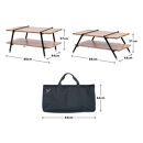 【鎌倉天幕】GL TABLE 800 棚2枚・高さ2段階 アウトドア ＆ インドア  テーブル KTM-T80