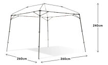 【鎌倉天幕】CAMP&nbsp;CUSTOM&nbsp;260TC&nbsp;自立式・四脚・組立式&nbsp;タープ&nbsp;＆フレームセット&nbsp;KTM260&nbsp;/&nbsp;KTFM260-BK
