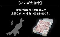 新潟牛 南魚沼産 にいがた 黒毛和牛 切り落とし 大容量 1kg