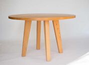 土佐の「イータステーブル」5人で座れるまあるいテーブル♪伝統工法での製作！ヒノキの優しさが心をまあるくしてくれます。