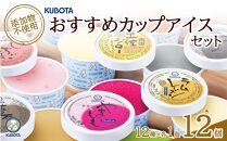 おすすめカップ　12個セット | 久保田食品 アイス ギフト セット