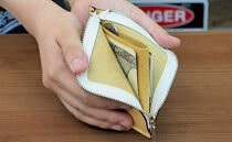 プチウォレット【ココア（こげ茶）】お札・小銭・カードが収納できる小さなお財布！