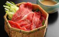 【和歌山県のブランド牛】熊野牛モモしゃぶしゃぶ用500g　［TM248］